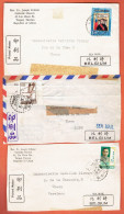 31P - Chine -Taighung - Taiwan - Two Letterheads And One Letter - Briefe U. Dokumente