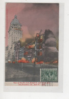 Antike Postkarte VIEW OF THE FIRE FROM MARKET ST: AND GRAND , APRIL !( - 1905 - San Francisco