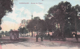 Versailles - Avenue De Thiers  -  Tramway - CPA °J - Versailles