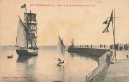 Le Pouliguen * Départ D'un Bateau Brick Goëlette Chargé De Sel * Les Quais - Le Pouliguen