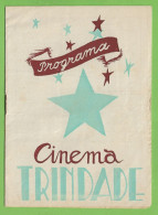 Delcampe - Porto - Cinema Trindade - Programa - Filme - Teatro - Actor - Actriz - Artista - Música - Portugal - Programmi