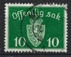 Norway 1941. Scott #O35 (U) Coat Of Arms - Officials