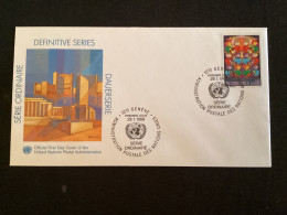 FDC Yvert 162 ONU Genève 1988 Allégorie De L’entente Mutuelle - FDC