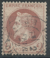 Lot N°77068   Variété/n°26B, Oblitéré Cachet à Date De PARIS "R. De La Ste Chapelle", Indice 14, Filet NORD - 1863-1870 Napoléon III Lauré