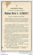 HALANZY . ORGEO ..-- Mme Marie CLEMENTZ , Veuve De Mr Jean NOEL , Née En 1875 , Décédée En 1950 à HALANZY . - Aubange