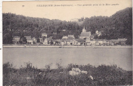 76. VILLEQUIER. CPA.  VUE GENERALE PRISE DE LA RIVE GAUCHE - Villequier