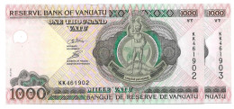 VANUATU Banque De RESERVE # 6,  Série KK   2 Billets à Suivre NEUFS - Vanuatu