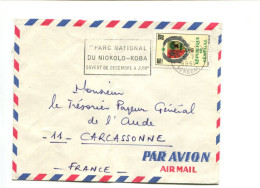 SENEGAL - Affranchissement Sur Lettre - Blason / Héraldisme + Flamme Postale "Parc National Du NIOKOLO KOBA.." - Sénégal (1960-...)