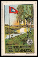 1905 -1945 LEJRKLUBBEN FOR DANMARK  Reklamemarke  DENMARK DANMARK Dänemark  Scouting Pfadfinder Scouts VIGNETTE  - Neufs