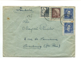 MUSIQUE COMPOSITEUR - ALLEMAGNE 1952- Affranchissement Sur Lettre - BEETHOVEN - Musique