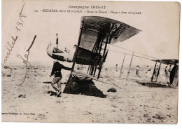 AVIATION -   Extrême Sud Tunisien - Départ D Un Aeroplane    51 - 1914-1918: 1ère Guerre