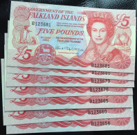 Falkland Islands £5 Pound 2005 Banknote BUNC - Falkland