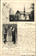 CPA Sempach Kanton Luzern, Schlachtkapelle, Winkelried Denkmal - Sempach