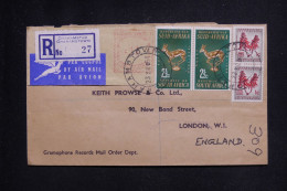 AFRIQUE DU SUD - Enveloppe En Recommandé De Grahamstown Pour Londres En 1964 - L 144550 - Briefe U. Dokumente