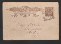 Australie - Entier Postal De1898 - Postal Stationery