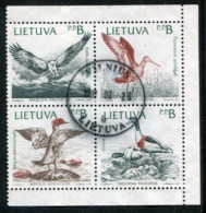 LITHUANIA 1992 Birds Of The Baltic  Used.  Michel 501-04 - Lituania