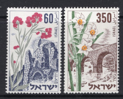 Israel 1954 Sixth Anniversary Of Independence - No Tab - Set MNH (SG 94-95) - Unused Stamps (without Tabs)