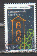 Campanades De Cap D'Any. Navidad 2020 / Les Cloches Du Nouvel An. Noël Andorran 2020, Oblitéré AND.FR - Gebruikt