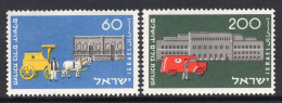 Israel 1954 National Stamp Exhibition - No Tab - Set MNH (SG 98-99) - Unused Stamps (without Tabs)