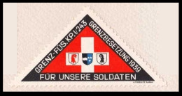 Suisse /Schweiz/Switzerland // Vignette / GRENZ-FÜS.KP. I/243, Grenzbesetzung 1939, Ungebraucht, FÜR UNSERE SOLDATEN - Vignettes