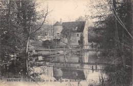 Brunoy            91        La Passerelle Et Le Moulin De Rochopt. -  Pli -     (voir Scan) - Brunoy