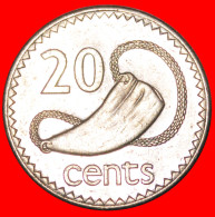 * AUSTRALIA (1986-1987): FIJI  20 CENTS 1987 CACHALOT TOOTH! ELIZABETH II (1953-2022) ·  LOW START · NO RESERVE! - Fidschi