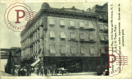 USA. COLONIAL HOTEL, EUROPEAN PLAN, 125TH STREET AND 8TH AVENUE, NEW YORK. D. & J.H. TONJES, PROP'S - Cafés, Hôtels & Restaurants