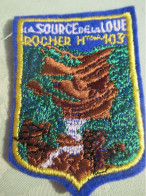 Ecusson Tissu Ancien / France /La Source De La Loue /Doubs / Massif Du Jura/Vers 1960 -1970      ET400 - Escudos En Tela