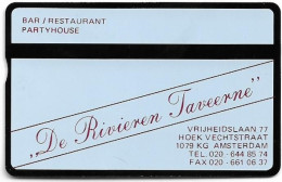 Netherlands - KPN - L&G - RCZ458 - De Rivieren Taveerne Bar - 248A - 4Units, 09.1991, 1.000ex, Mint - Privé