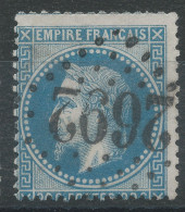 Lot N°77107   Variété/n°29B, Oblitéré GC 2692 Nouvion-et-Catillon, Aisne (2), Indice 7, Piquage - 1863-1870 Napoléon III Lauré