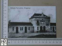 PORTUGAL  - ESTAÇÃO FERROVIÁRIA - BRAGANÇA - 2 SCANS  - (Nº55698) - Bragança