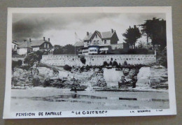 44 - LA BERNERIE -  CARTE-PHOTO  - PENSION DE FAMILLE  "LA GARENNE" - La Bernerie-en-Retz