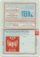 ITALIE B. L. P. CARTE-LETTRE -REPONSE AVEC PUBLICITES AU DOS ET A L'INTERIEUR - Glas & Fenster