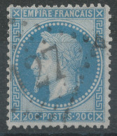 Lot N°77117   N°29B, Oblitéré GC 127 Apt, Vaucluse (86), Indice 3 - 1863-1870 Napoléon III Lauré