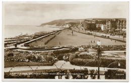 Lawns & Beachy Head From Wish Tower Eastbourne Real Photo - Postmark 1947 - Eastbourne