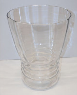 - VASE CRISTAL SAINT LOUIS Avec Traces Calcaire Pour GROS BOUQUETS    E - Vasen