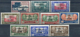 WALLIS & FUTUNA - Y&T  N° 77-86 * - Unused Stamps
