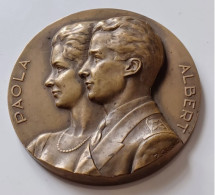 Belgique, Médaille, Paola Et Albert, René Cliquet - Monarchia / Nobiltà