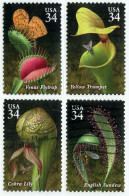 Etats-Unis / United States (Scott No.3528-31 - Plantes Carnivores / Carnivorous Plants) (o) Set Of 4 - Gebruikt