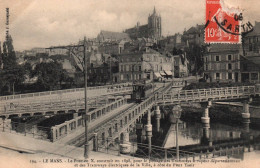 Le Mans - Le Pont En X - Passage Des Trams Tramways - Le Mans