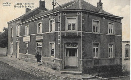 LIGNY-  CARRIERES - CAFE -  HOTEL DE LA GARE - Sombreffe