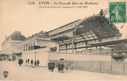Lyon * La Nouvelle Gare Des Brotteaux * Ligne Chemin De Fer Rhône * Wagons Trains - Other & Unclassified