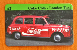 Coke Cola- London Taxi Phonecard For Collection - Werbung