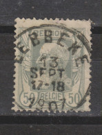 COB 78 Oblitération Centrale LEBBEKE - 1905 Grosse Barbe