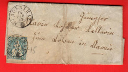 ZVQ-40  Umschlag-Brief Von 1963 In Murgenthal Nach Langenthal  - ...-1845 Vorphilatelie