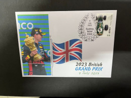 11-7-2023 (1 S 52) Formula One - 2023 British Grand Prix - Winner Max Verstappen (9 July 2023) OZ Formula 1 Stamp - Altri & Non Classificati