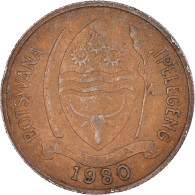 Monnaie, Botswana, 5 Thebe, 1980 - Botswana