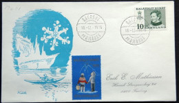 Greenland 1975  QAERSUT 18-12 75 PR.UMANAK 1 ( Lot  1628 ) - Cartas & Documentos