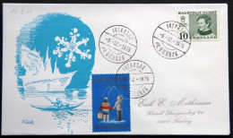 Greenland 1975 IKERASAK 9-12 75  PR.UMANAK  ( Lot  1628 ) - Storia Postale