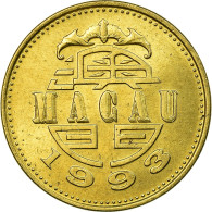 Monnaie, Macau, 50 Avos, 1993, British Royal Mint, TTB, Laiton, KM:72 - Macao